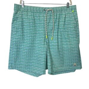 Psycho Bunny Logo Swim Trunks Men's Size 1XL Beach